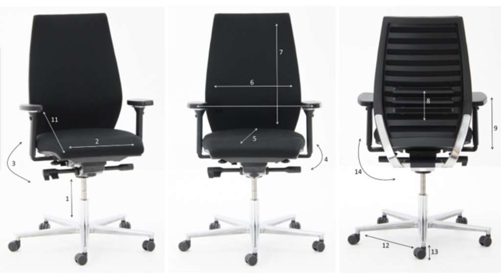 Richtlijnen voor een ergonomische stoel NPR1813